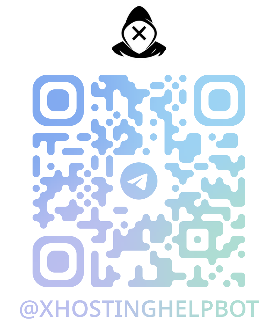 xHOSTING Telegram HelpBot QR